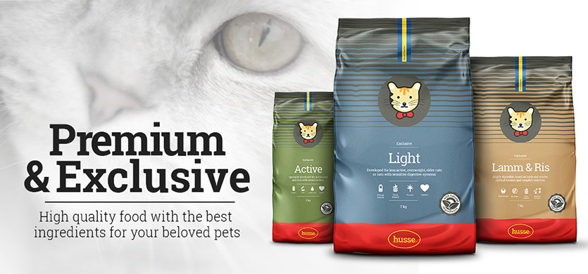 Husse Cat food - Premium & Exclusive - High quality food with the best ingredients for your beloved pets